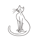 logo cat white chatogand