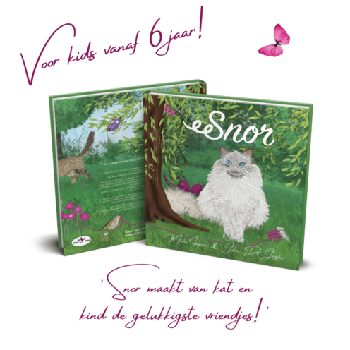 Snor maakt kat en kind de gelukkigste vriendjes!